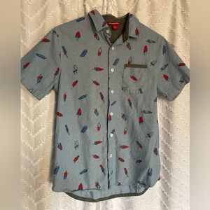 Men's Blue Popsicle Print Shirt